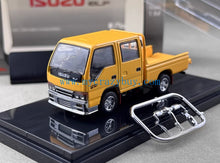 Load image into Gallery viewer, Model1 1:64 Silver Yellow Isuzu ELF Cabin Truck Model Metal Diecast Car New Collection