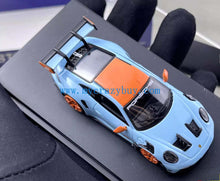 Load image into Gallery viewer, SW 1:64 Blue Gulf 992 GT3 RS Sports Model Diecast Metal Car New Collection