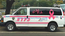 Load image into Gallery viewer, 1:64 596Model Pink Express 3500 NYPD Police Van Model Diecast Metal Car New Collection