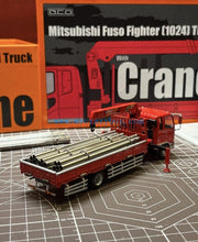 Load image into Gallery viewer, GCD 1:64 Red Fuso Fighter Crane Truck Model Diecast Metal Car New Collection