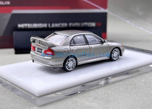 Load image into Gallery viewer, MH 1:64 Silver Lancer Evolution EVO IV 4 Sports Model Diecast Metal Car New Collection