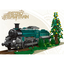 Load image into Gallery viewer, 1031PCS MOC Retro Steam Train Track Scene Model Toy Building Block Brick Gift Kids Compatible Lego