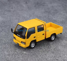 Load image into Gallery viewer, Model1 1:64 Yellow Isuzu ELF Double Cabin Truck Model Metal Diecast Car New Collection