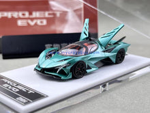 Load image into Gallery viewer, DMH 1:64 Green Project Evo Racing Sports Model Diecast Metal Car New Collection