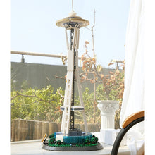 Load image into Gallery viewer, 1075PCS MOC Architecture Seattle Space Needle Tower Model Toy Building Block Brick Gift Kids Compatible Lego Display