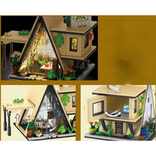 Load image into Gallery viewer, 579PCS MOC City Camping Tent Glamping House Figure Model Toy Building Block Brick Gift Kids Compatible Lego Light