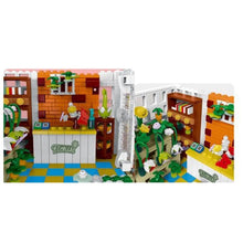 Load image into Gallery viewer, 1593PCS MOC City Street Sweet Flower Floral Shop House Store Model Toy Building Block Brick Gift Kids Compatible Lego Light
