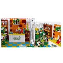 Load image into Gallery viewer, 1593PCS MOC City Street Sweet Flower Floral Shop House Store Model Toy Building Block Brick Gift Kids Compatible Lego Light