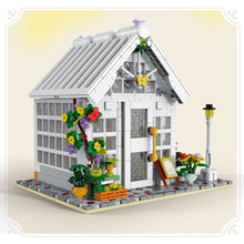 Load image into Gallery viewer, 1593PCS MOC City Street Sweet Flower Floral Shop House Store Model Toy Building Block Brick Gift Kids Compatible Lego Light
