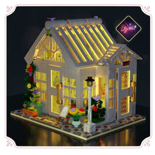 Load image into Gallery viewer, 1593PCS MOC City Street Sweet Flower Floral Shop House Store Model Toy Building Block Brick Gift Kids Compatible Lego Light