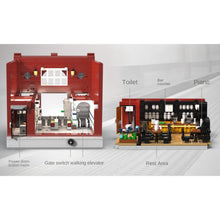 Load image into Gallery viewer, 1836PCS MOC City Street London Underground Train Station Model Toy Building Block Brick Gift Kids DIY Compatible Lego Light