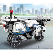 Load image into Gallery viewer, 395PCS MOC Police Motorcycle Motor Bike Model Toy Building Block Brick Gift Kids DIY