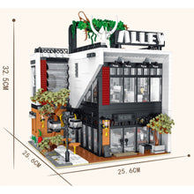 Load image into Gallery viewer, 3423PCS MOC City Street Milk Tea Coffee Shop Store House Model Toy Building Block Brick Gift Kids DIY Compatible Lego
