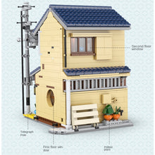 Load image into Gallery viewer, 1200PCS MOC City Street Tea House Shop Model Toy Building Block Brick Gift Kids DIY Compatible Lego Light