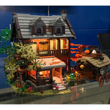 Load image into Gallery viewer, 2710PCS MOC City Street Amedieval Inn Lodge House Model Toy Building Block Brick Gift Kids DIY Light Compatible Lego