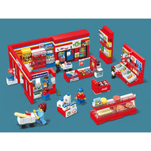 Load image into Gallery viewer, 845PCS MOC City Super Market Shop Store Figure Scene Model Toy Building Block Brick Gift Kids DIY