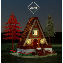 Load image into Gallery viewer, 1689PCS MOC City Forest Cabin Tree House Model Toy Building Block Brick Gift Kids Compatible Lego Light