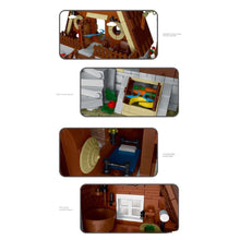 Load image into Gallery viewer, 1689PCS MOC City Forest Cabin Tree House Model Toy Building Block Brick Gift Kids Compatible Lego Light