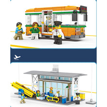 Load image into Gallery viewer, 1003PCS MOC City Airport Terminal Airplane Tower Figure Bus Scene Model Toy Building Block Brick Gift Kids DIY Compatible Lego
