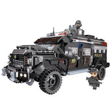 Load image into Gallery viewer, 1250PCS MOC City SWAT Police Armored Vehicle Car Figure Model Toy Building Block Brick Gift Kids DIY Compatible Lego