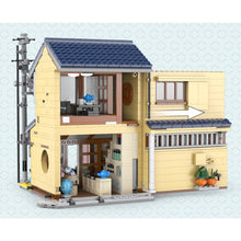 Load image into Gallery viewer, 1200PCS MOC City Street Tea House Shop Model Toy Building Block Brick Gift Kids DIY Compatible Lego Light