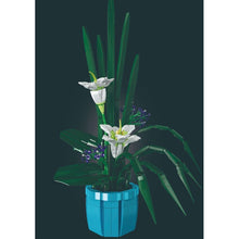 Load image into Gallery viewer, 1513PCS MOC Fairy Lily Flower Floral With Vase Model Toy Building Block Brick Gift Kids DIY Compatible Lego Display