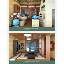 Load image into Gallery viewer, 1200PCS MOC City Street Tea House Shop Model Toy Building Block Brick Gift Kids DIY Compatible Lego Light