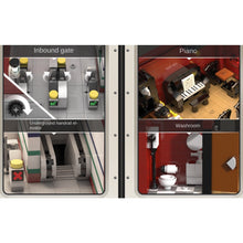 Load image into Gallery viewer, 1836PCS MOC City Street London Underground Train Station Model Toy Building Block Brick Gift Kids DIY Compatible Lego Light