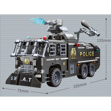Load image into Gallery viewer, 847PCS MOC City SWAT Police Water Truck Figure Model Toy Building Block Brick Gift Kids DIY