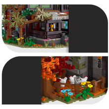 Load image into Gallery viewer, 2710PCS MOC City Street Amedieval Inn Lodge House Model Toy Building Block Brick Gift Kids DIY Light Compatible Lego