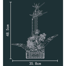 Load image into Gallery viewer, 1608PCS MOC Paradise Flower Floral With Vase Model Toy Building Block Brick Gift Kids DIY Compatible Lego Display