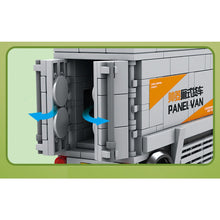 Load image into Gallery viewer, 285PCS MOC City Delivery Truck Panel Van Lorry Figure Model Toy Building Block Brick Gift Kids DIY