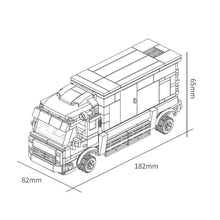 Load image into Gallery viewer, 285PCS MOC City Delivery Truck Panel Van Lorry Figure Model Toy Building Block Brick Gift Kids DIY
