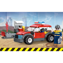 Load image into Gallery viewer, 353PCS MOC City Fire Control Engine Boat Command Helicopter Figure Model Toy Building Block Brick Gift Kids DIY