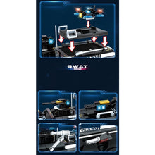 Load image into Gallery viewer, 1216PCS MOC City SWAT Police APC Armored Personnel Carrier Vehicle Car Figure Model Toy Building Block Brick Gift Kids DIY Compatible Lego