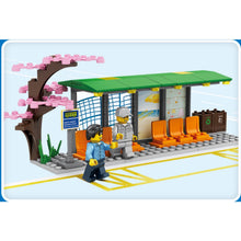 Load image into Gallery viewer, 415PCS MOC City Bus Gas Station Figure Scene Model Toy Building Block Brick Gift Kids DIY