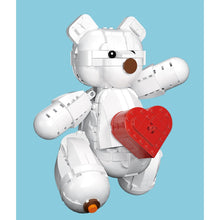 Load image into Gallery viewer, 693PCS MOC Express Love Valentine White Bear Cute Storage Ring Box Model Toy Building Block Brick Gift Kids DIY