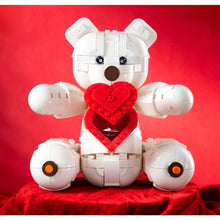 Load image into Gallery viewer, 693PCS MOC Express Love Valentine White Bear Cute Storage Ring Box Model Toy Building Block Brick Gift Kids DIY