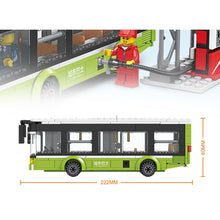 Load image into Gallery viewer, 415PCS MOC City Bus Gas Station Figure Scene Model Toy Building Block Brick Gift Kids DIY