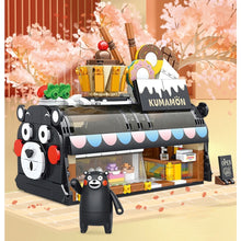 Load image into Gallery viewer, 648PCS MOC Cartoon Kumamon Bear Bakery Cake Shop Figure Model Toy Building Block Brick Gift Kids DIY Compatible Lego