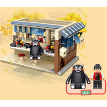 Load image into Gallery viewer, 361PCS MOC Cartoon Kumamon Bear Ramen House Figure Model Toy Building Block Brick Gift Kids DIY Compatible Lego