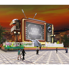 Load image into Gallery viewer, 2127PCS MOC Micro Mini Flim Video TV Centre Figure Model Toy Building Block Brick Gift Kids DIY