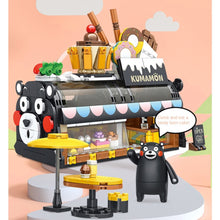 Load image into Gallery viewer, 648PCS MOC Cartoon Kumamon Bear Bakery Cake Shop Figure Model Toy Building Block Brick Gift Kids DIY Compatible Lego