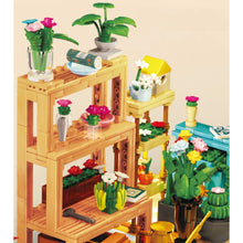 Load image into Gallery viewer, 2079PCS MOC City Street Flower Shop House Figure Light Model Toy Building Block Brick Gift Kids DIY Compatible Lego