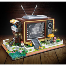 Load image into Gallery viewer, 2127PCS MOC Micro Mini Flim Video TV Centre Figure Model Toy Building Block Brick Gift Kids DIY