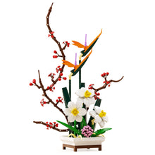 Load image into Gallery viewer, 830PCS MOC Narcissus Flower Vase Model Toy Building Block Brick Gift Kids DIY Compatible Lego Display