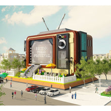 Load image into Gallery viewer, 2127PCS MOC Micro Mini Flim Video TV Centre Figure Model Toy Building Block Brick Gift Kids DIY