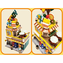 Load image into Gallery viewer, 1156PCS MOC City Street Cute Bear Convenience Store Shop Figure Model Toy Building Block Brick Gift Kids DIY Compatible Lego
