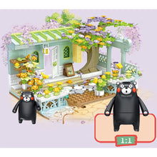 Load image into Gallery viewer, 395PCS MOC Cartoon Kumamon Bear Flower House Shop Figure Model Toy Building Block Brick Gift Kids DIY Compatible Lego