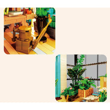 Load image into Gallery viewer, 2079PCS MOC City Street Flower Shop House Figure Light Model Toy Building Block Brick Gift Kids DIY Compatible Lego